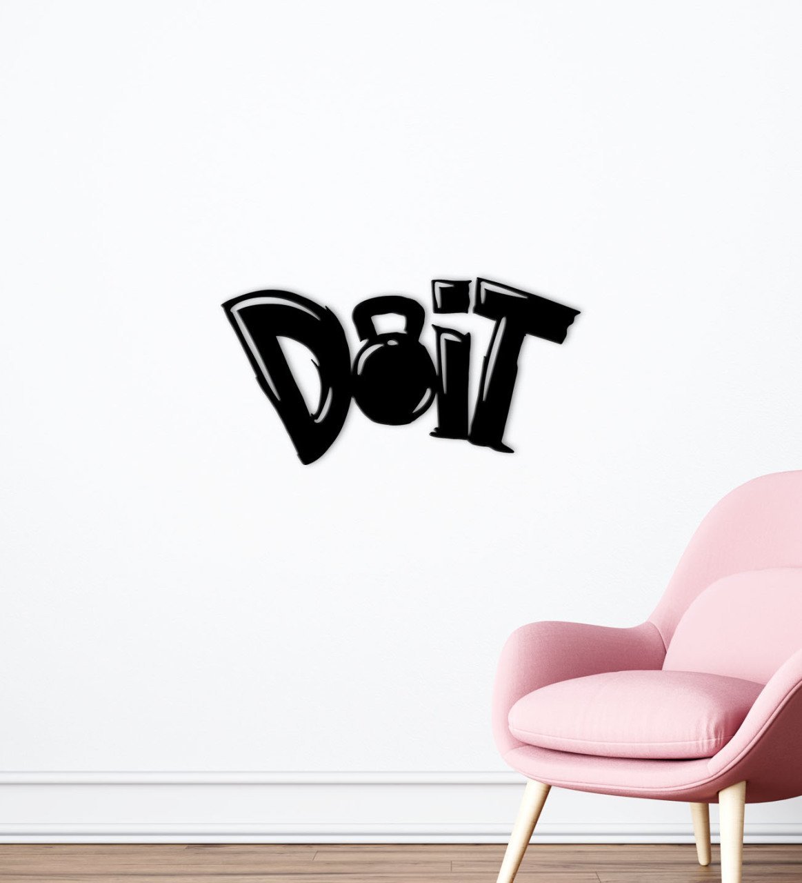 BK Home Do It Tasarımlı Ahşap Duvar Süsü-1