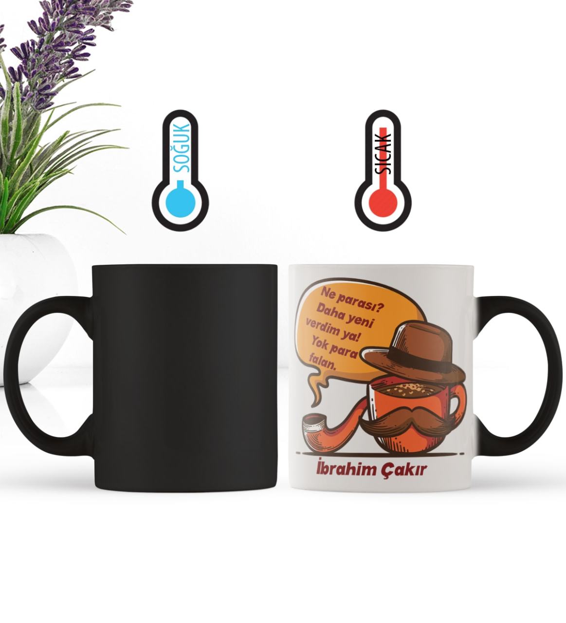 Kişiye Özel Babalar Günü Temalı Sihirli Kupa Bardak 22-480