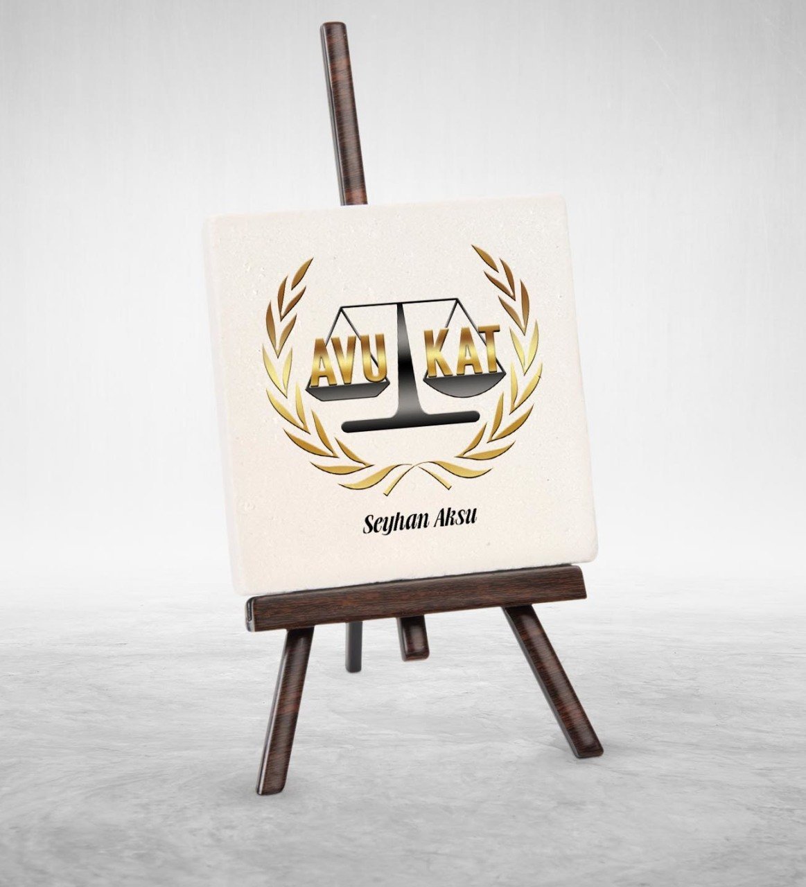 Kişiye Özel Mesleki Avukat Şovaleli Doğal Taş - 10