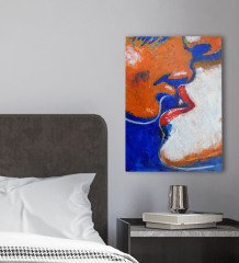 BK Gift Yatak Odası Konseptli Kanvas Tablo 30x50cm-103