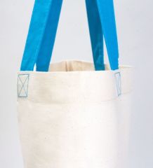 BK Gift I Love İstanbul Turkuaz Renkli Kulp Gabardin Bez Çanta 40x35cm, Baskılı Omuz Çantası, Alışveriş Çantası, Plaj Çantası