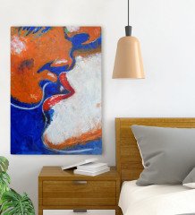 BK Gift Yatak Odası Konseptli Kanvas Tablo 70x100cm-103