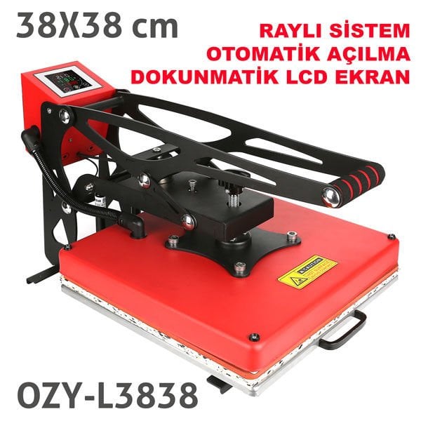 Otomatik Transfer Baskı Presi 38x38 cm