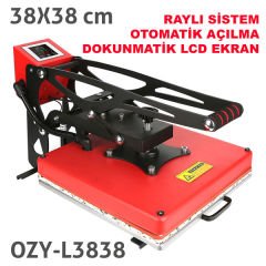Otomatik Transfer Baskı Presi 38x38 cm