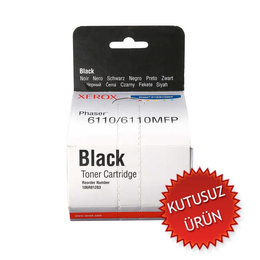 Xerox 106R01203 Siyah Orjinal Toner - Phaser 6110 (U) (T13464)
