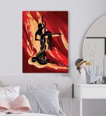 BK Gift Yatak Odası Konseptli Kanvas Tablo 50x70cm-104