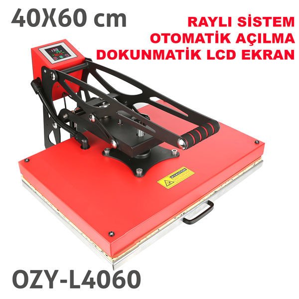 Otomatik Transfer Baskı Presi 40x60 cm