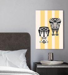 BK Gift Yatak Odası Konseptli Kanvas Tablo 30x50cm-105