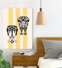 BK Gift Yatak Odası Konseptli Kanvas Tablo 70x100cm-105