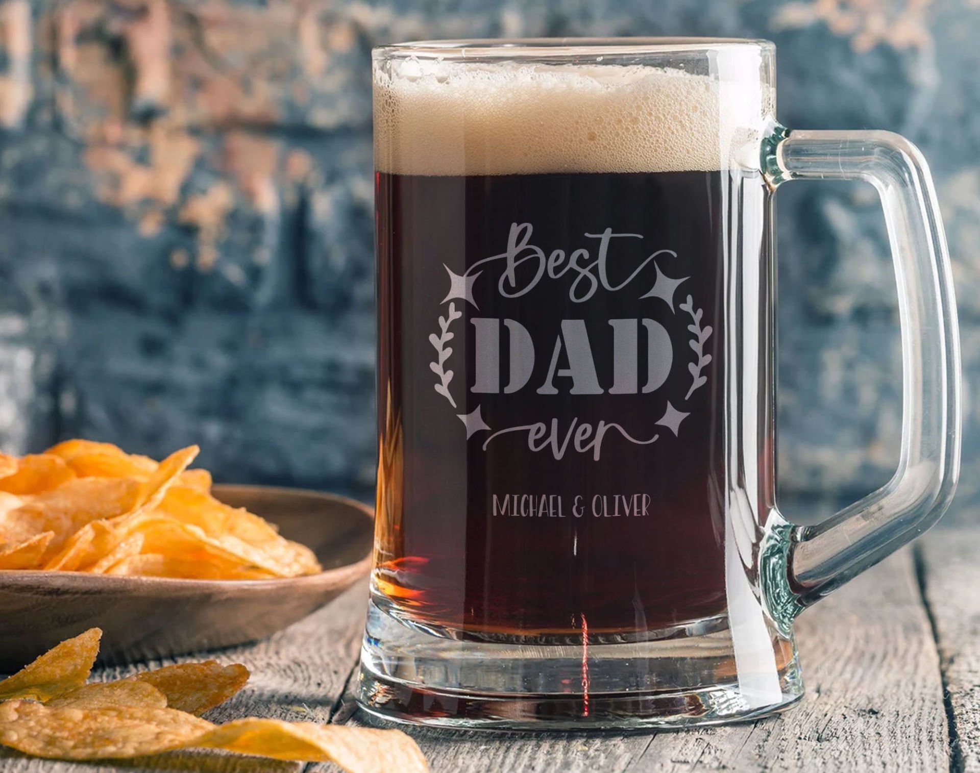 BK Gift Kişiye Özel İsimli Bira Bardağı, Babaya Hediye, Babalar Günü Hediyesi, Özel Bira kadehi, Arkadaşa Hediye-9