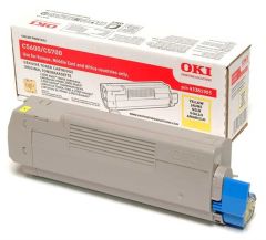 OKI 43381905 Sarı Orjinal Toner  C5600 / C5700 (T14809)