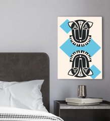BK Gift Yatak Odası Konseptli Kanvas Tablo 30x50cm-108