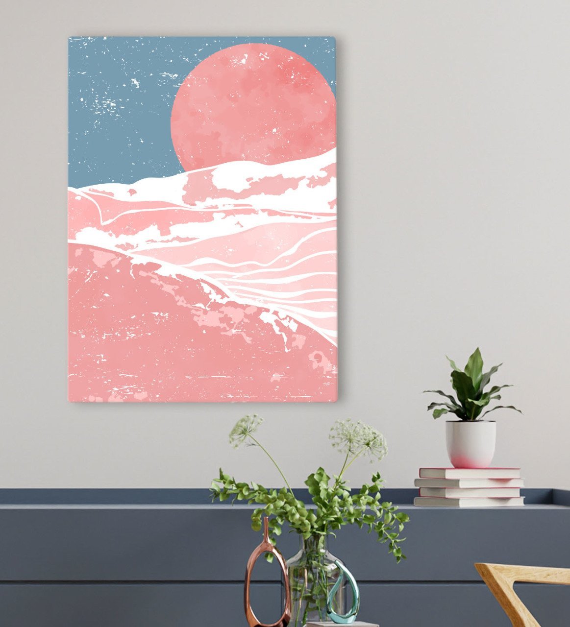 BK Gift Otel Odası Konseptli Kanvas Tablo 50x70cm-106