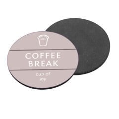 Sublimasyon Yuvarlak Bardak Altlığı 9 cm