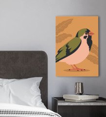BK Gift Yatak Odası Konseptli Kanvas Tablo 30x50cm-109