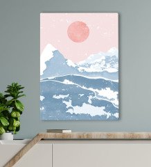 BK Gift Otel Odası Konseptli Kanvas Tablo 70x100cm-107