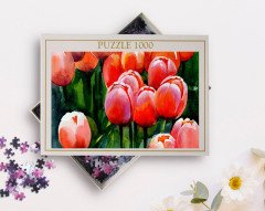 BK Home Yağlıboya Tasarımlı 1000 Parça Profesyonel Puzzle-18