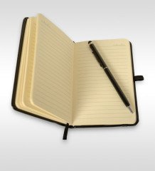 Kişiye Özel 336 Siyah Defter Kalem Kartvizitlik Set