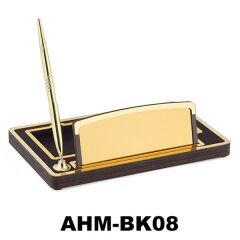 Ahşap Masa İsimliği - Tek Kalemli