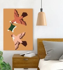 BK Gift Yatak Odası Konseptli Kanvas Tablo 70x100cm-112