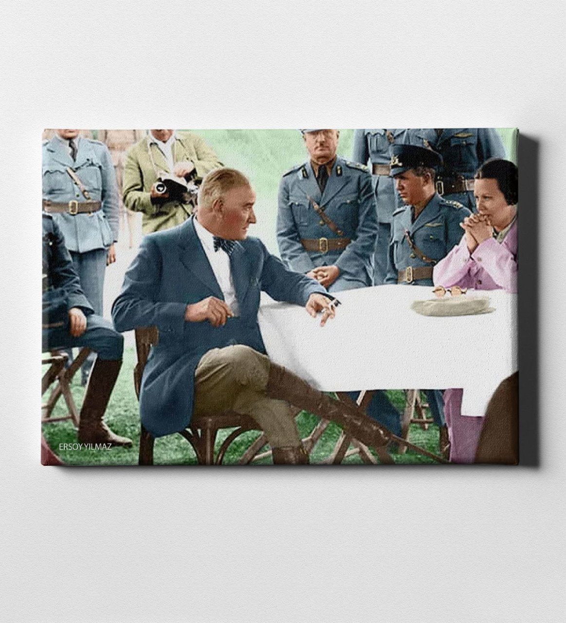 Kişiye Özel Atatürk Kanvas Tablo (50 x 70 cm.) 32
