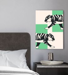 BK Gift Yatak Odası Konseptli Kanvas Tablo 30x50cm-113