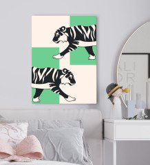 BK Gift Yatak Odası Konseptli Kanvas Tablo 50x70cm-113
