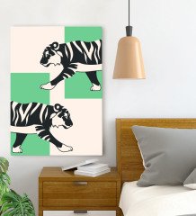 BK Gift Yatak Odası Konseptli Kanvas Tablo 70x100cm-113
