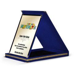 Kişiye Özel Matematik Öğretmeni Lacivert Plaket - 2