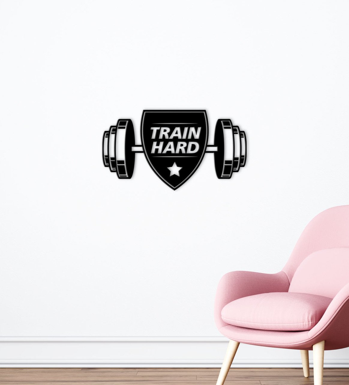 BK Home Train Hard Tasarımlı Ahşap Duvar Süsü-2