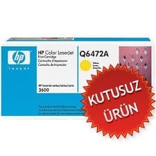 HP Q6472A (501A) Sarı Orjinal Toner- Laserjet 3600 (U) (T4225)