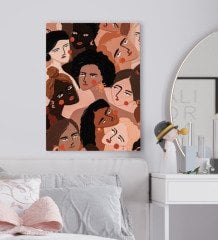 BK Gift Yatak Odası Konseptli Kanvas Tablo 50x70cm-115