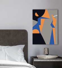 BK Gift Yatak Odası Konseptli Kanvas Tablo 30x50cm-116