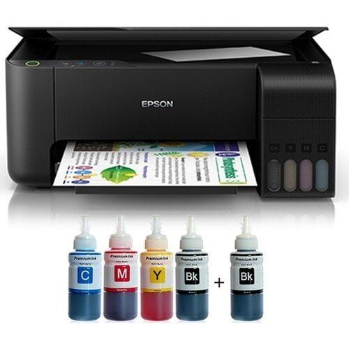 Epson Tanklı L3251 Photoink Mürekkepli Tanklı Yazıcı (1 Siyah Mürekkep Hediyeli)