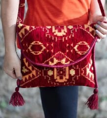 BK Gift El Yapımı Otantik Türk Kilim Omuz Çantası -1, Günlük, Kitap, Tablet, Plaj ve Seyahat Çantası