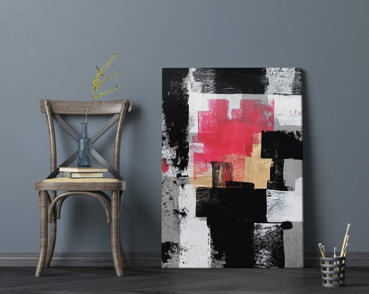 BK Home Urban Story Tasarımlı Kanvas Tablo 70x100cm-1