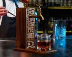 BK Gift Kişiye Özel Kabartma İsimli Musluklu Doğal Ahşap İçki Standı, Home Bar, Viski Çeşmesi, İçecek Dispenseri, Ahşap İçecek Çeşmesi-38