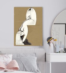 BK Gift Yatak Odası Konseptli Kanvas Tablo 50x70cm-117