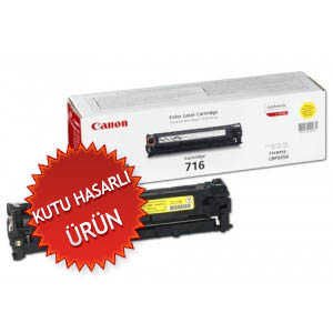 Canon CRG-716Y Sarı Orjinal Toner - LBP5050 / MF8030Cn (C) (T9987)