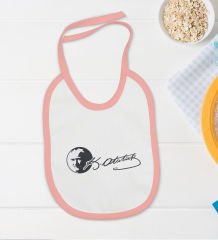 BK Kids Atatürk Temalı Pembe Bebek Body Zıbın ve Mama Önlüğü Hediye Seti-20