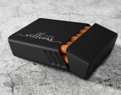 BK Gift Kişiye Özel İsimli Siyah Metal Sigara Tabakası-3, Arkadaşa Hediye, Babaya Hediye, Metal Sigara Kutusu