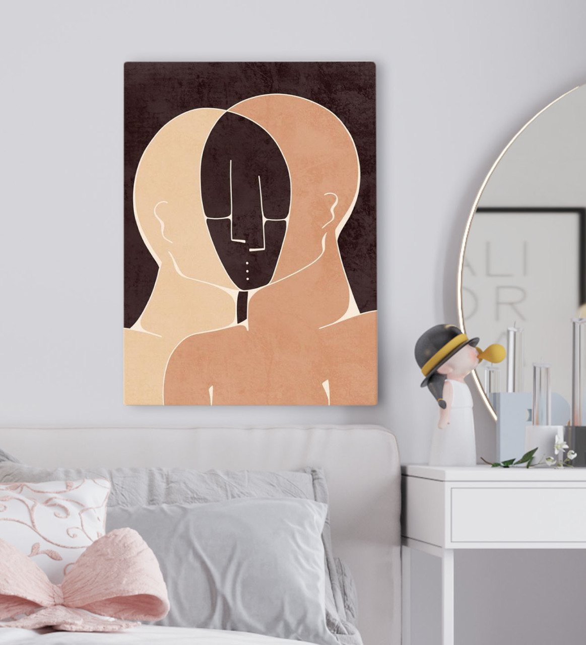 BK Gift Yatak Odası Konseptli Kanvas Tablo 50x70cm-118