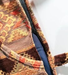 BK Gift El Yapımı Otantik Türk Kilim Omuz Çantası -6, Günlük, Kitap, Tablet, Plaj ve Seyahat Çantası