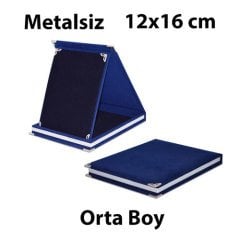 Lacivert Albüm Plaket 12x16 cm (metalsiz)