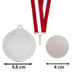 Sublimasyon Gümüş Madalya 5.5 cm