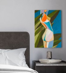 BK Gift Yatak Odası Konseptli Kanvas Tablo 30x50cm-119