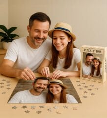 BK Gift Kişiye Özel Fotoğraflı 1000 Parça Profesyonel Puzzle, Babaya Hediye, Babalar Günü Hediyesi