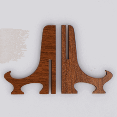 Ahşap 7 cm Teşhir Ayağı - Ceviz