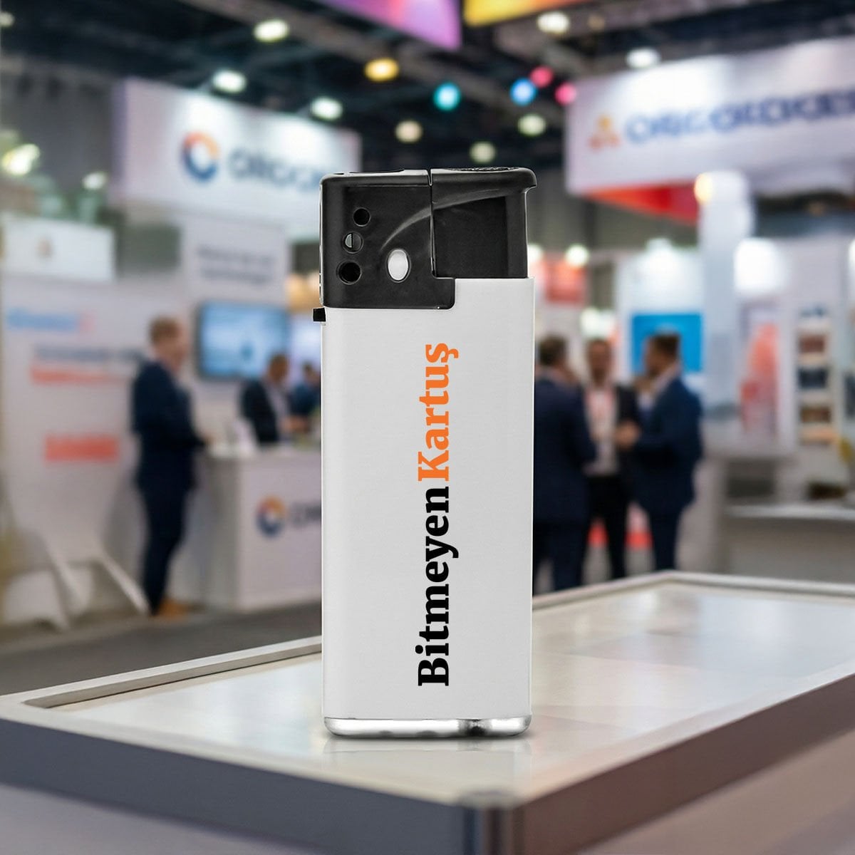 BK Kurumsal Promosyon Logolu KOKO-1800 Midi Turbo Çakmak – Manyetolu Siboplu Reklam Çakmağı