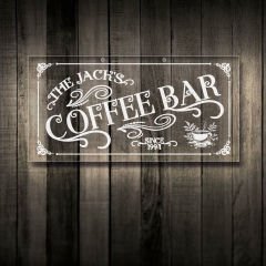 BK Gift Kişiye Özel İsimli Akrilik Bar Tabelası(38x19cm)-52, Home Bar Tabela, Duvar Dekoru